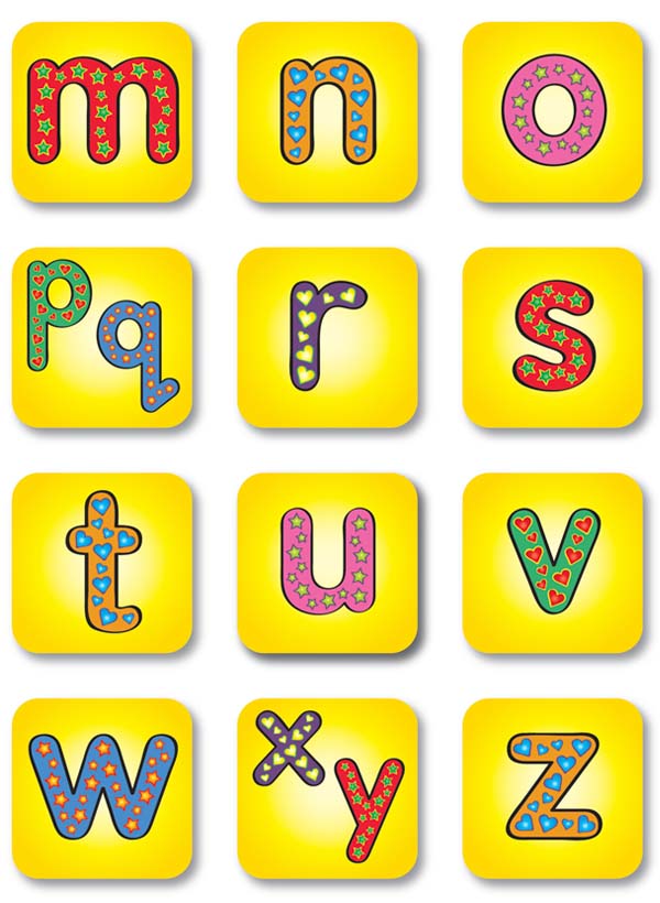 Active Alphabet Seekers Games add-on tiles in yellow